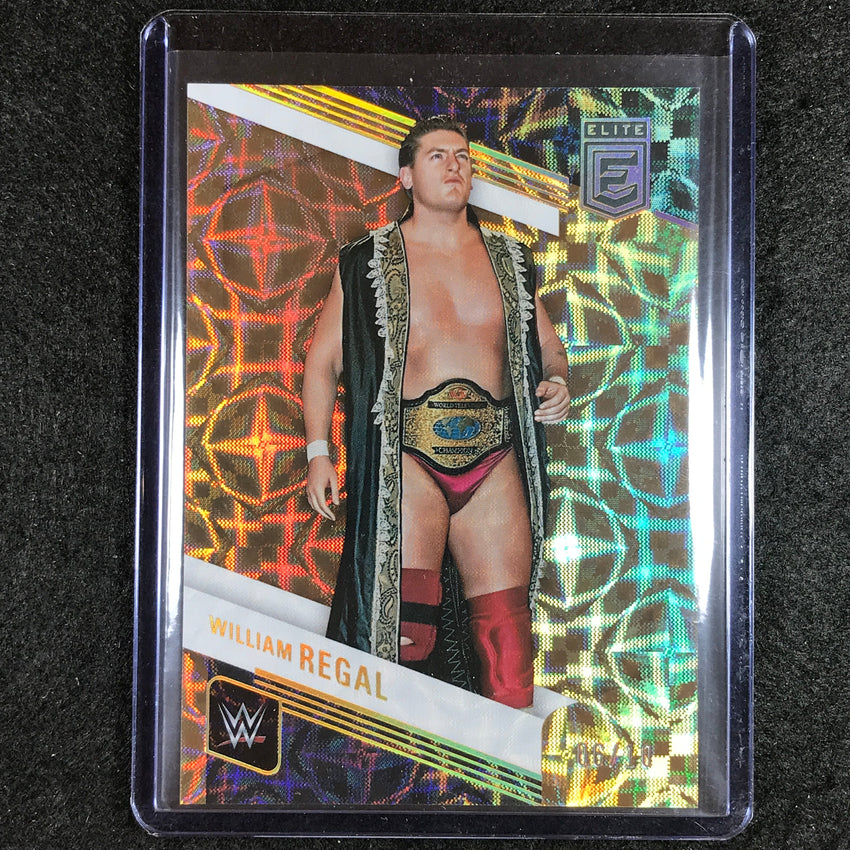 2023 Donruss Elite WWE William Regal Legends Base Gold 6/10