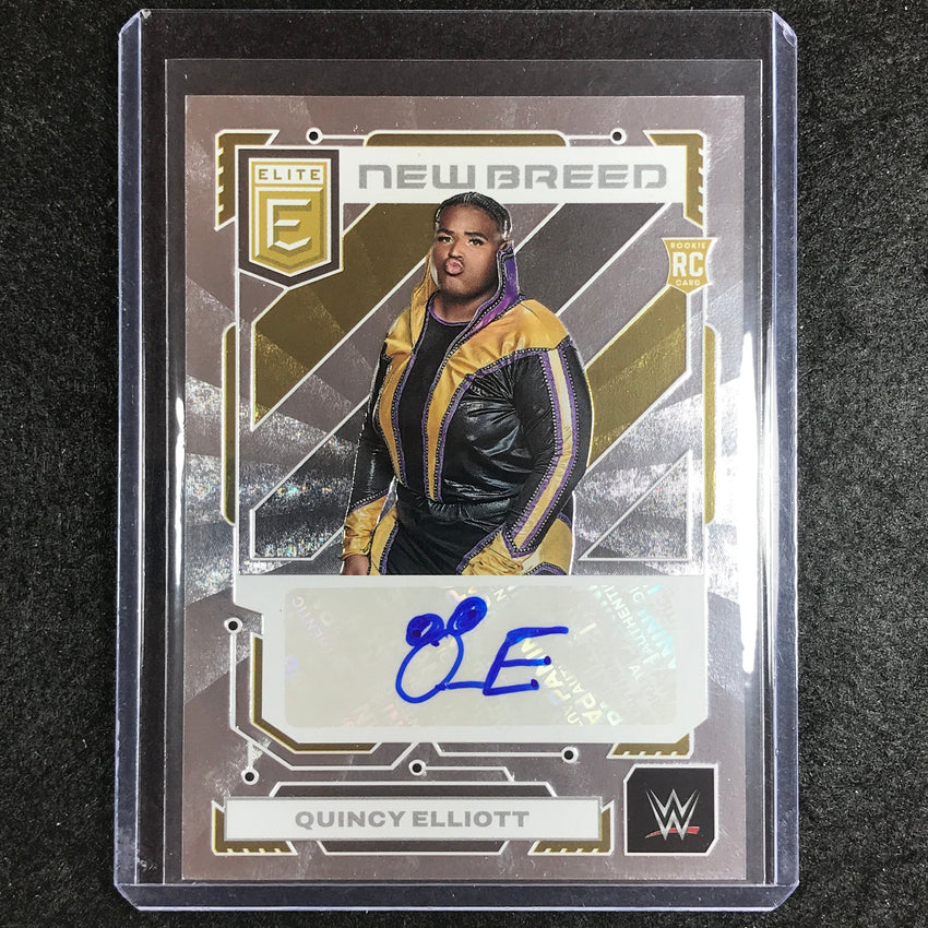 2023 Donruss Elite WWE Quincy Elliott New Breed Auto #Qel