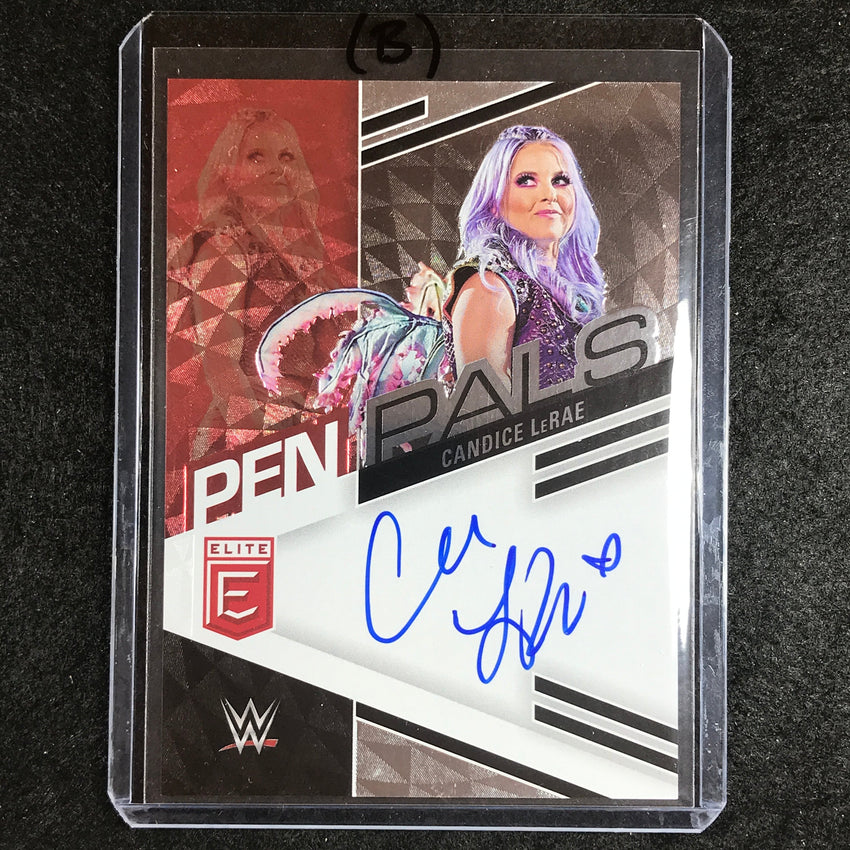 2023 Donruss Elite WWE Candice Lerae Pen Pals Auto No Clr B