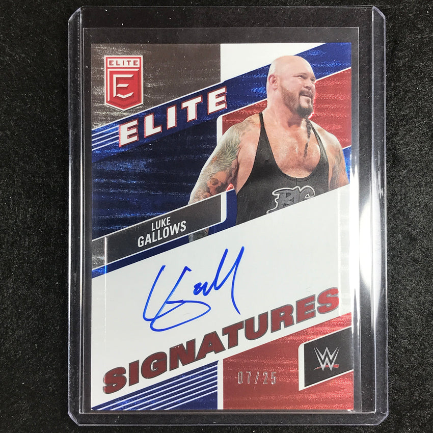 2023 Donruss Elite WWE Luke Gallows Elite Signatures Auto Blue 7/25