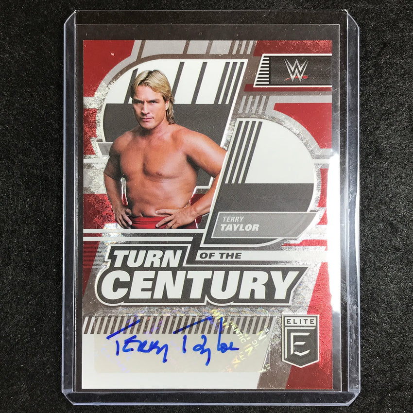 2023 Donruss Elite WWE Terry Taylor Turn Of The Century Auto Red 47/49
