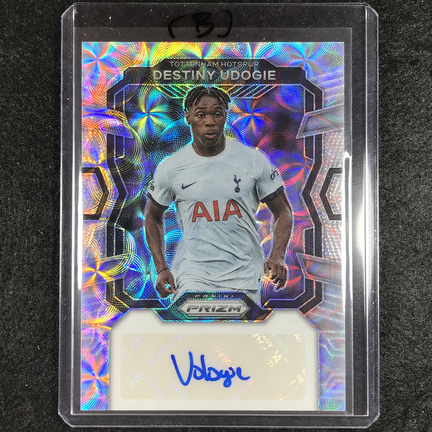 2023-24 Prizm Epl Destiny Udogie Signatures Auto Choice No Du B