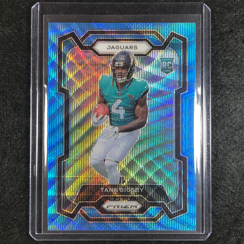 2023 Prizm Football Tank Bigsby Rookie Base Blue Wave 173/199 #348