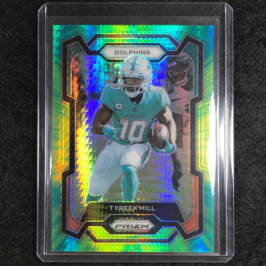 2023 Prizm Football TYREEK HILL Base Hyper 118/175 #187
