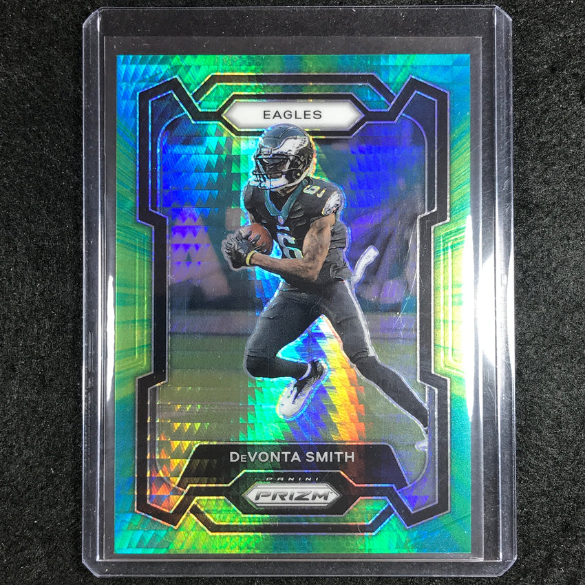 2023 Prizm Football Devonta Smith Base Hyper 141/175 #240