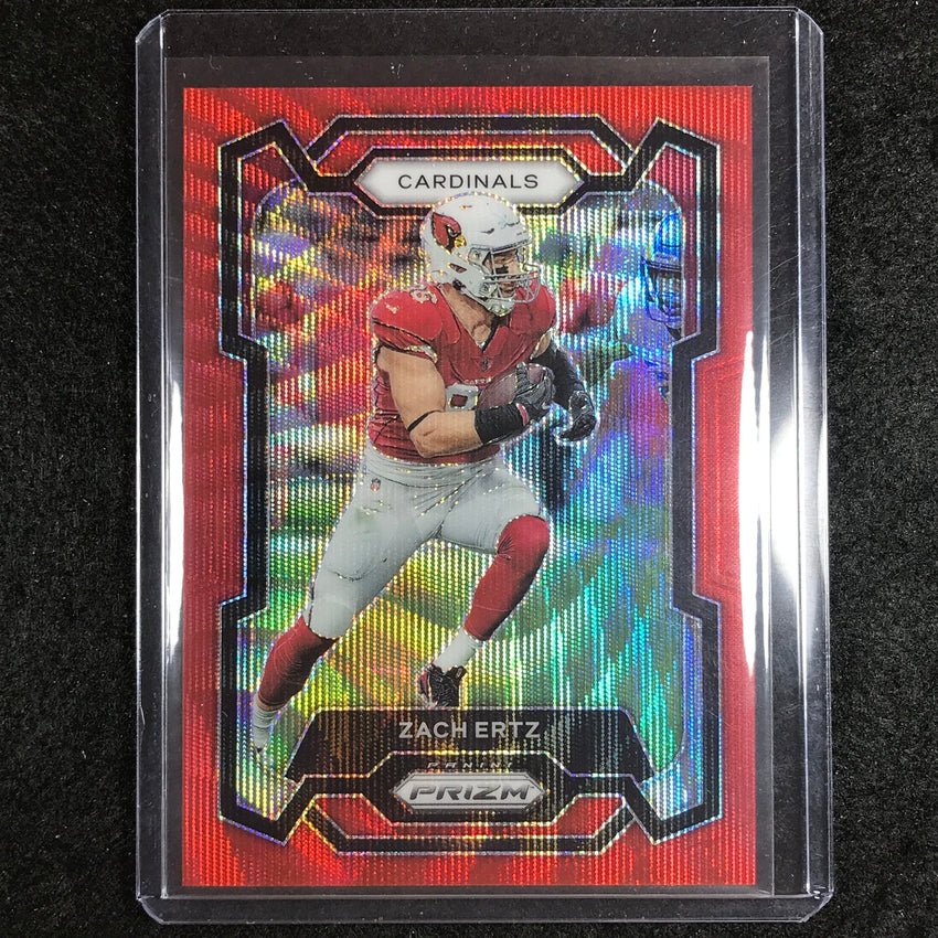 2023 Prizm Football Zach Ertz Base Red Wave 108/149 #6