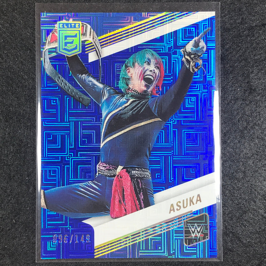 2023 Donruss Elite WWE Asuka Base Blue 96/149 No 28