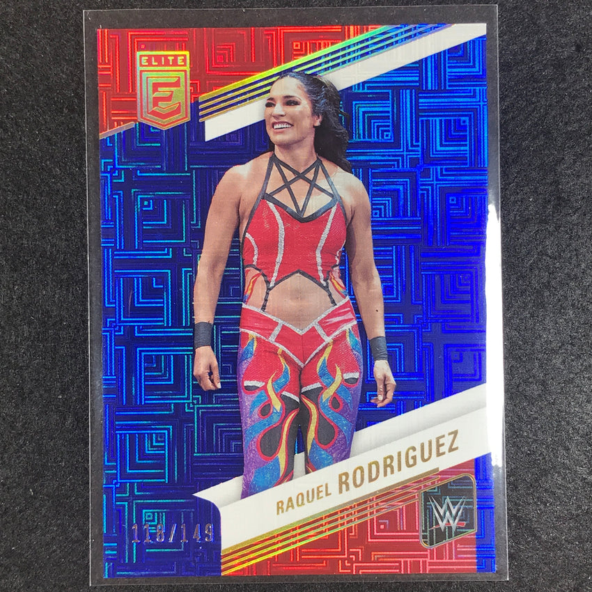 2023 Donruss Elite WWE Raquel Rodriguez Base Blue 118/149 No 42