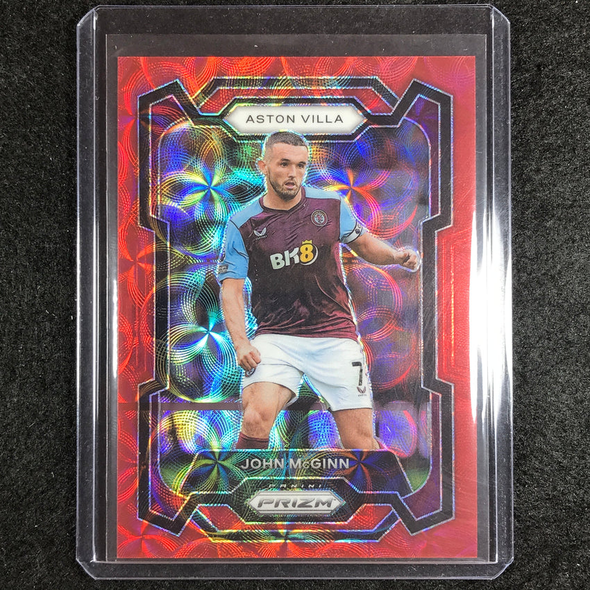 2023-24 Prizm Epl John Mcginn Choice Red 28/30 #114