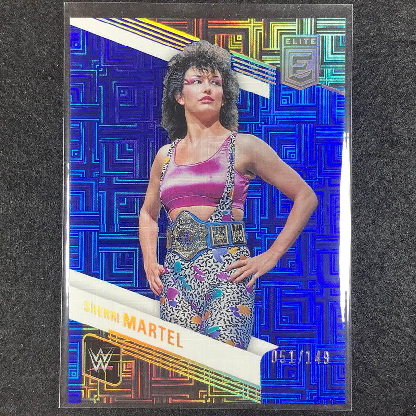2023 Donruss Elite WWE Sherri Martel Legends Base Blue 51/149 No 112