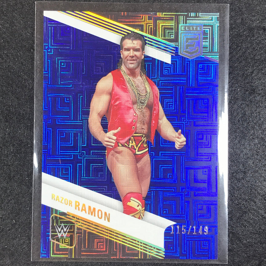 2023 Donruss Elite WWE Razor Ramon Legends Base Blue 115/149 No 140