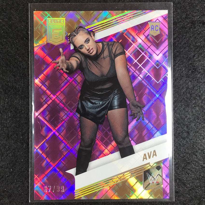 2023 Donruss Elite WWE Ava Rookie Base Purple 67/99 No 14