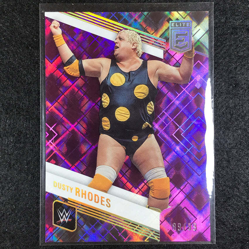 2023 Donruss Elite WWE Dusty Rhodes Legends Base Purple 89/99 #110