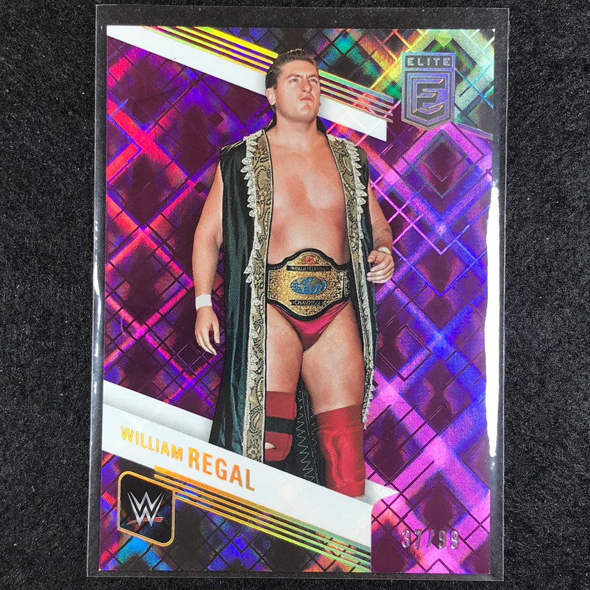 2023 Donruss Elite WWE William Regal Legends Base Purple 37/99 #118