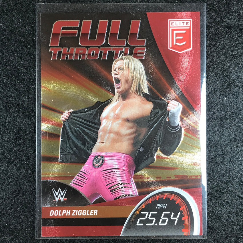 2023 Donruss Elite WWE Dolph Ziggler Full Throttle Red 82/99