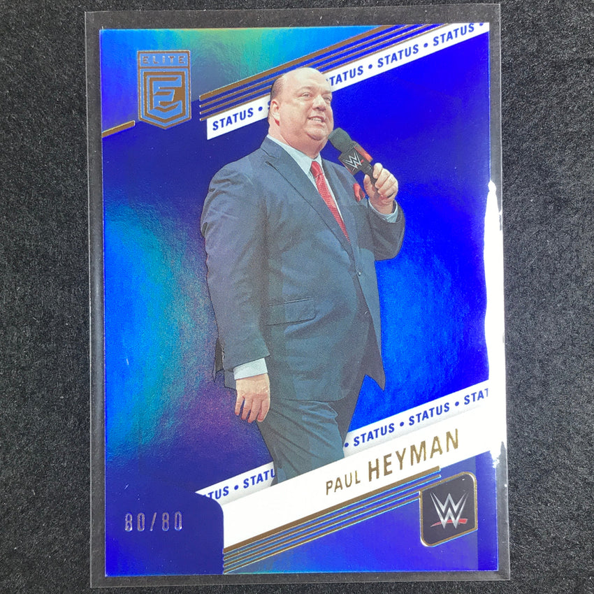 2023 Donruss Elite WWE Paul Heyman Base Status 80/80 #32
