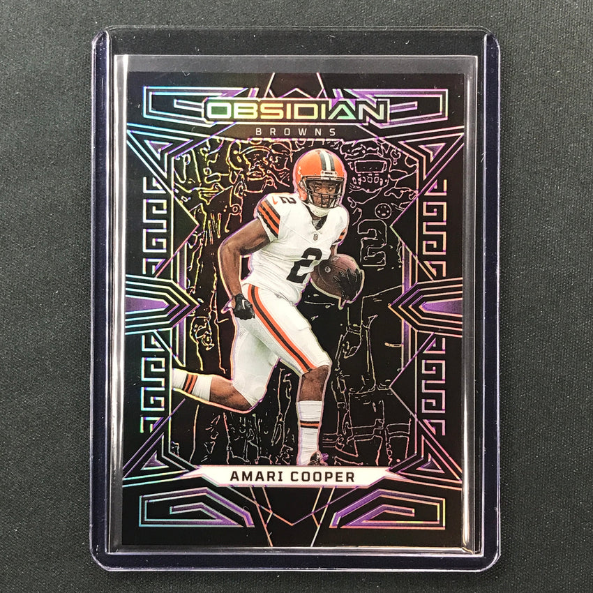2023 Obsidian Football AMARI COOPER Base Purple Electic Etch 49/75