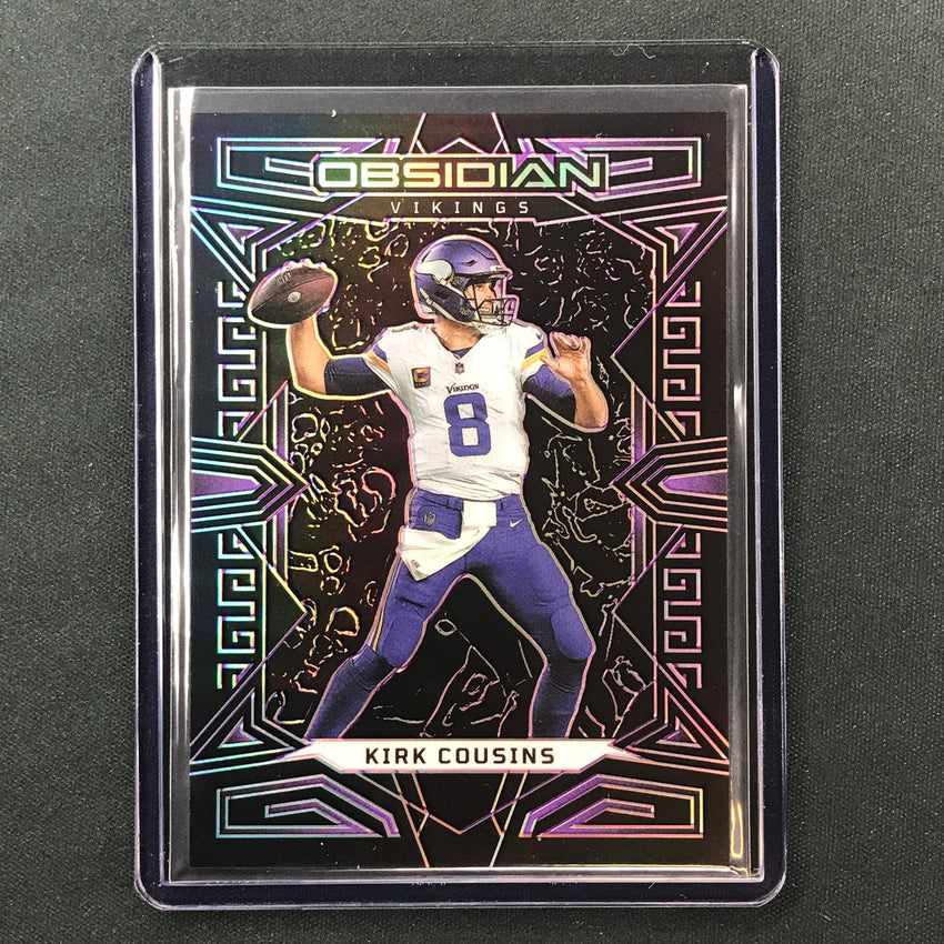 2023 Obsidian Football KIRK COUSINS Base Purple Electic Etch 32/75