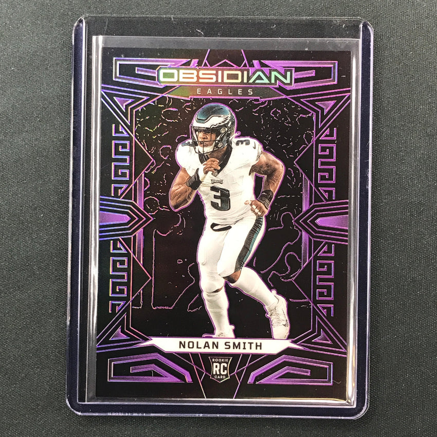 2023 Obsidian Football NOLAN SMITH Rookie Base Purple Electic Etch 1/75