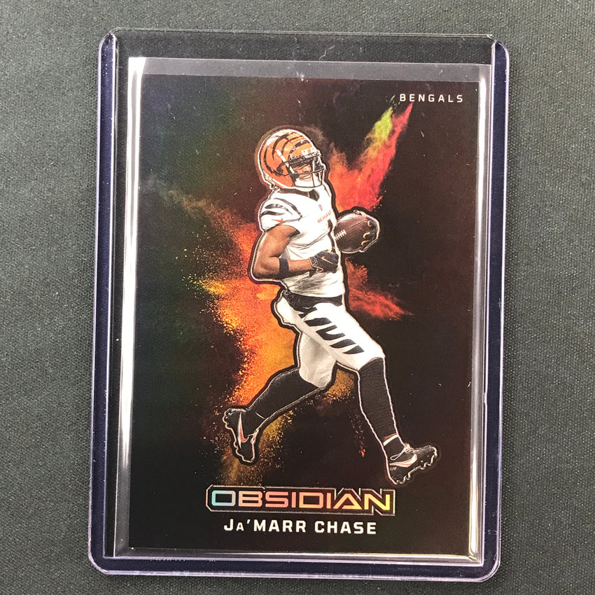 2023 Obsidian Football JAMARR CHASE Black Color Blast SSP No.8