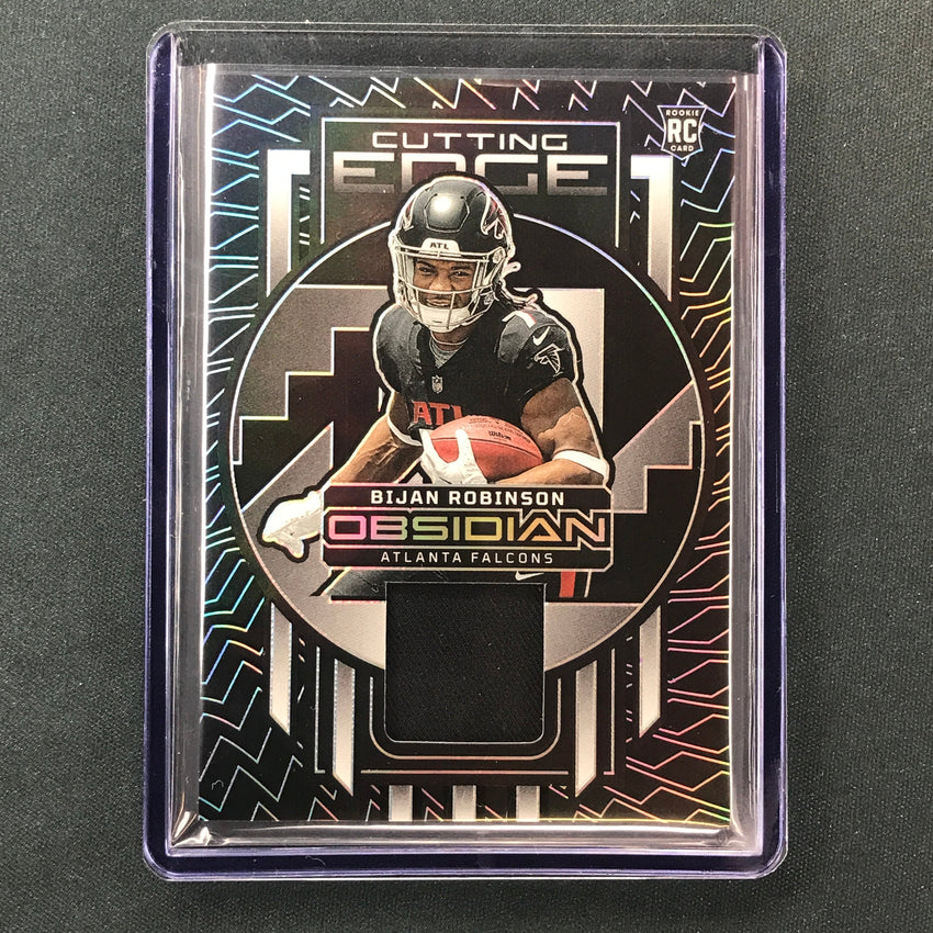 2023 Obsidian Football BIJAN ROBINSON Cutting Edge Rookie Jersey Base 98/199