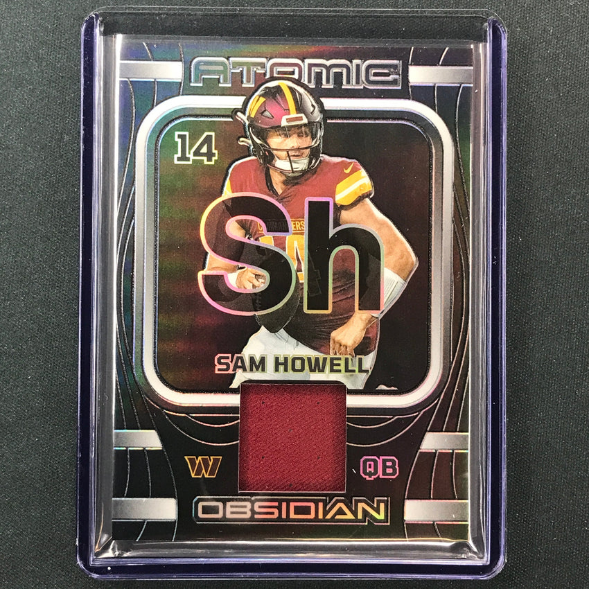 2023 Obsidian Football SAM HOWELL Atomic Materials Jersey Relic Base 8/199