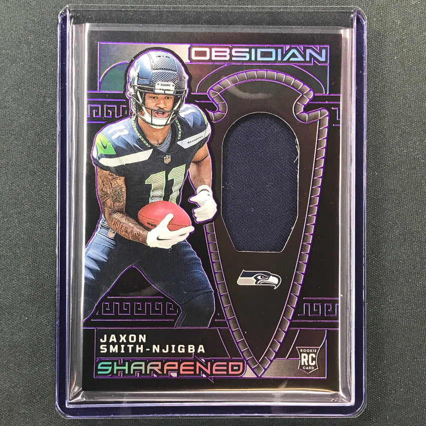 2023 Obsidian Football JAXON SMITH-NJIGBA Sharpened Rookie Jersey Purple 30/75
