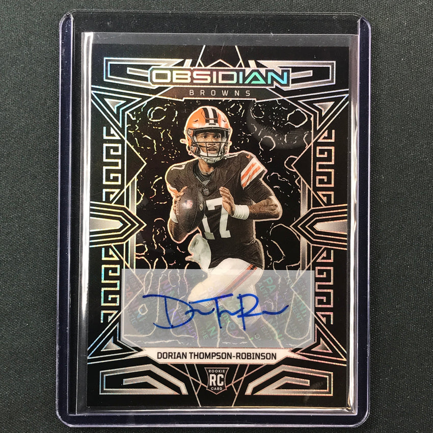 2023 Obsidian Football DORIAN THOMPSON-ROBINSON Rookie Base Auto #121