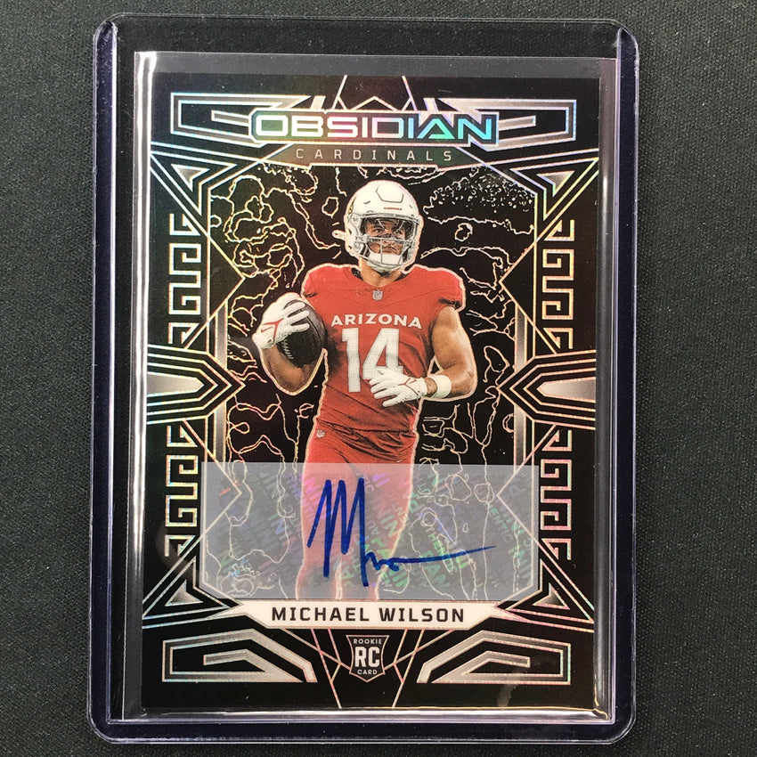 2023 Obsidian Football MICHAEL WILSON Rookie Base Auto No.103