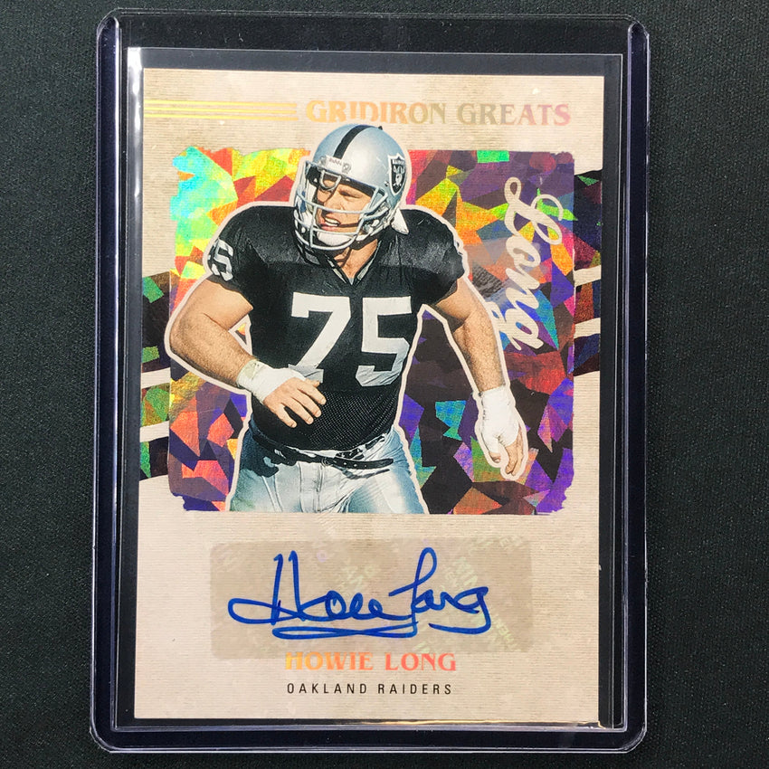 2023 Obsidian Football HOWIE LONG Gridiron Greats Donruss Auto No.97