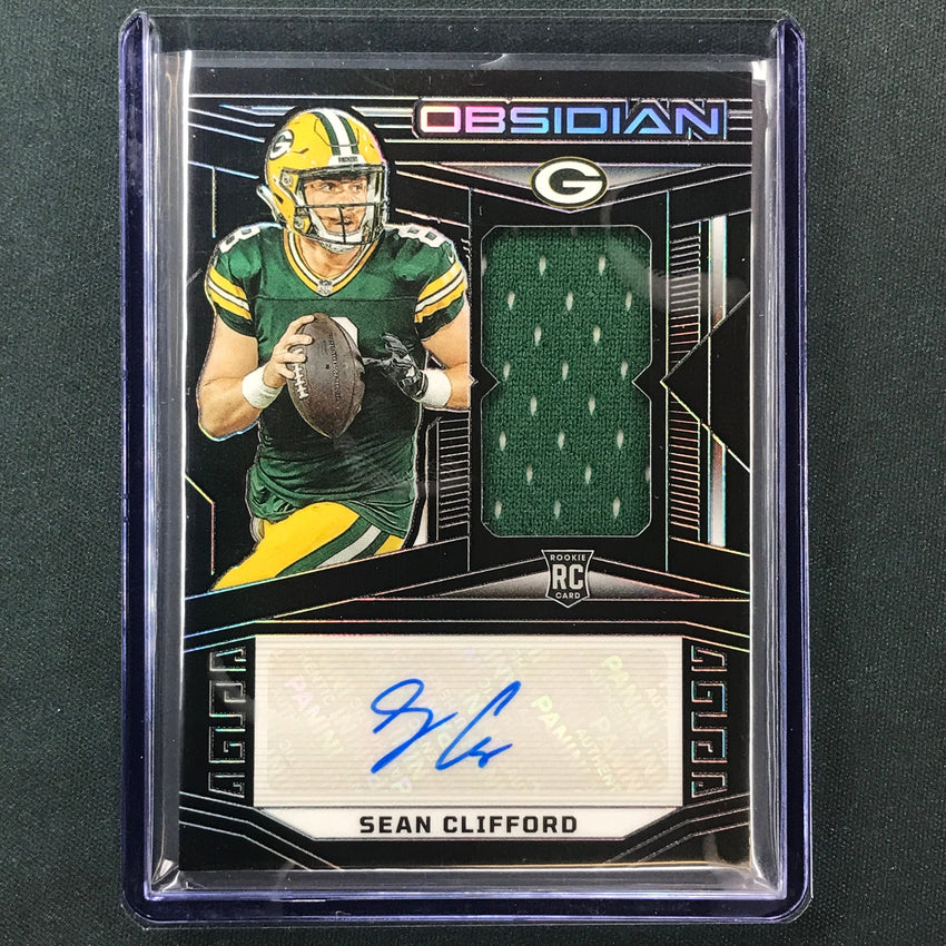 2023 Obsidian Football SEAN CLIFFORD Rookie Jersey Auto Base 5/199