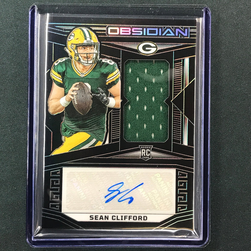 2023 Obsidian Football SEAN CLIFFORD Rookie Jersey Auto Base 21/199