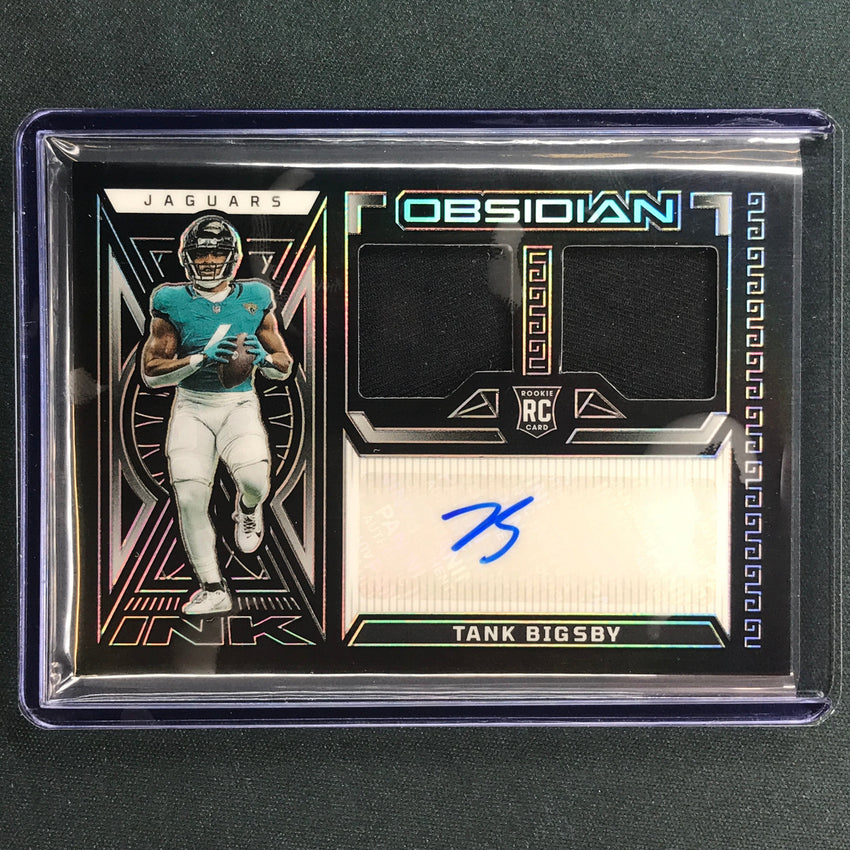 2023 Obsidian Football TANK BIGSBY Rookie Jersey Ink Auto Base 38/199