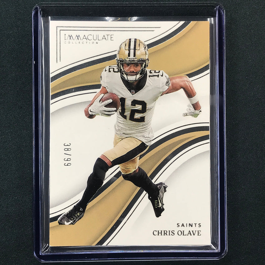 2023 Immaculate Football CHRIS OLAVE Base 38/99