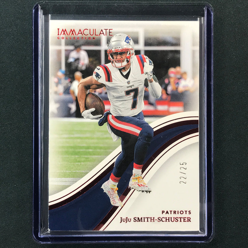 2023 Immaculate Football JUJU SMITH-SCHUSTER Base Action Red 22/25