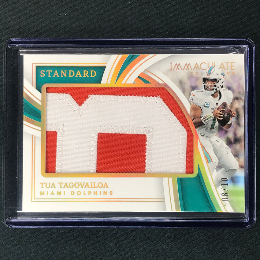 2023 Immaculate Football TUA TAGOVAILOA Immaculate Standard Jersey Gold 8/10