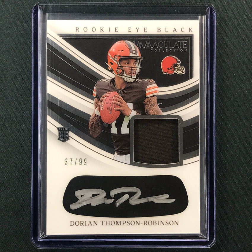 2023 Immaculate Football DORIAN THOMPSON-ROBINSON Rookie Eye Black Auto 37/99