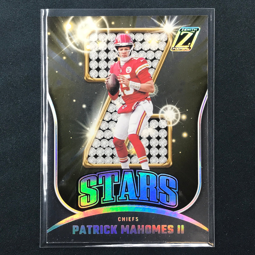 2023 Zenith Football PATRICK MAHOMES II Z-Stars Base No.1