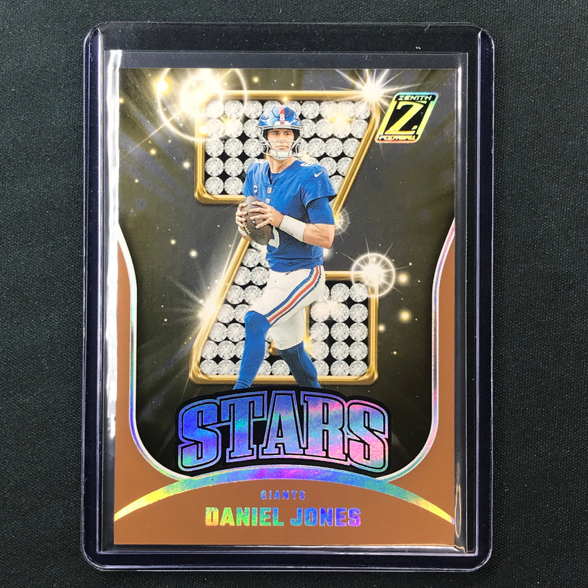 2023 Zenith Football DANIEL JONES Z-Stars Copper 43/50