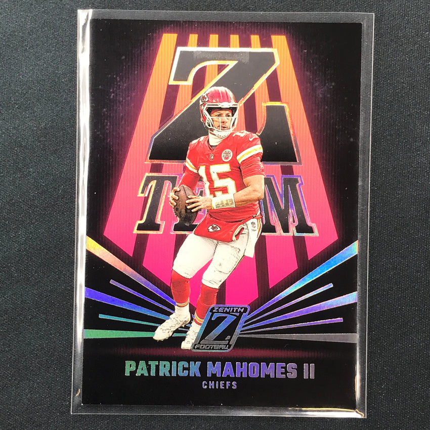 2023 Zenith Football PATRICK MAHOMES II Z-Team Base #1