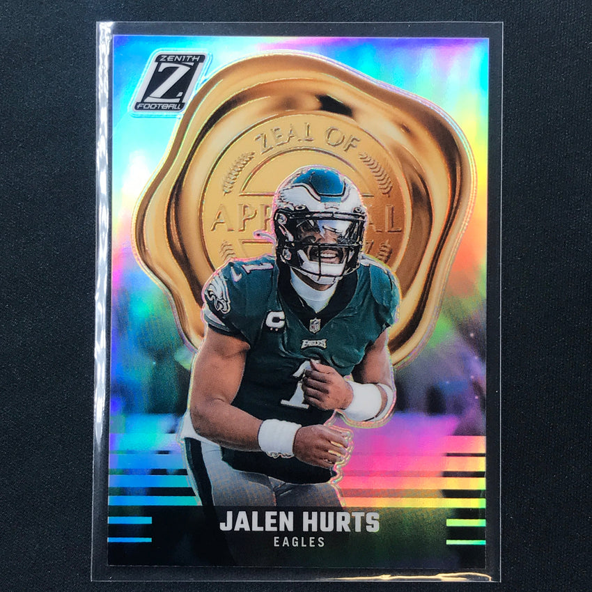 2023 Zenith Football JALEN HURTS Zeal of Approval Silver #2