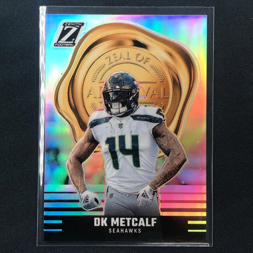 2023 Zenith Football DK METCALF Zeal of Approval Silver #19