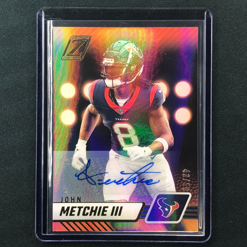 2023 Zenith Football JOHN METCHIE III Base Auto 43/50