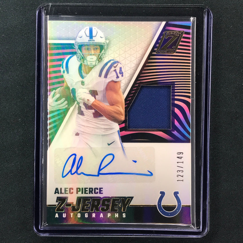 2023 Zenith Football ALEC PIERCE Z-Jersey Relic Auto 123/149