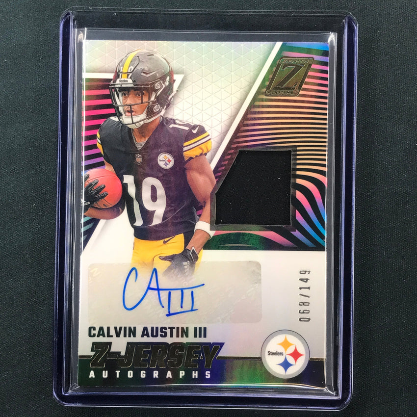 2023 Zenith Football CALVIN AUSTIN III Z-Jersey Relic Auto 68/149