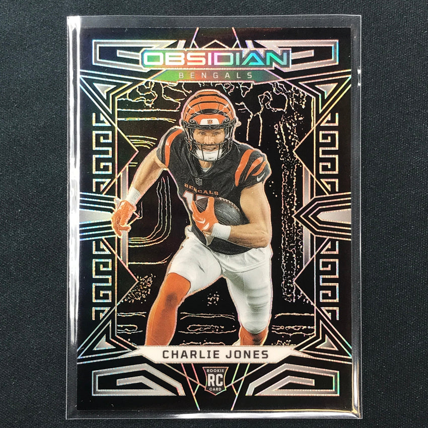 2023 Obsidian Football CHARLIE JONES Rookie Base #117