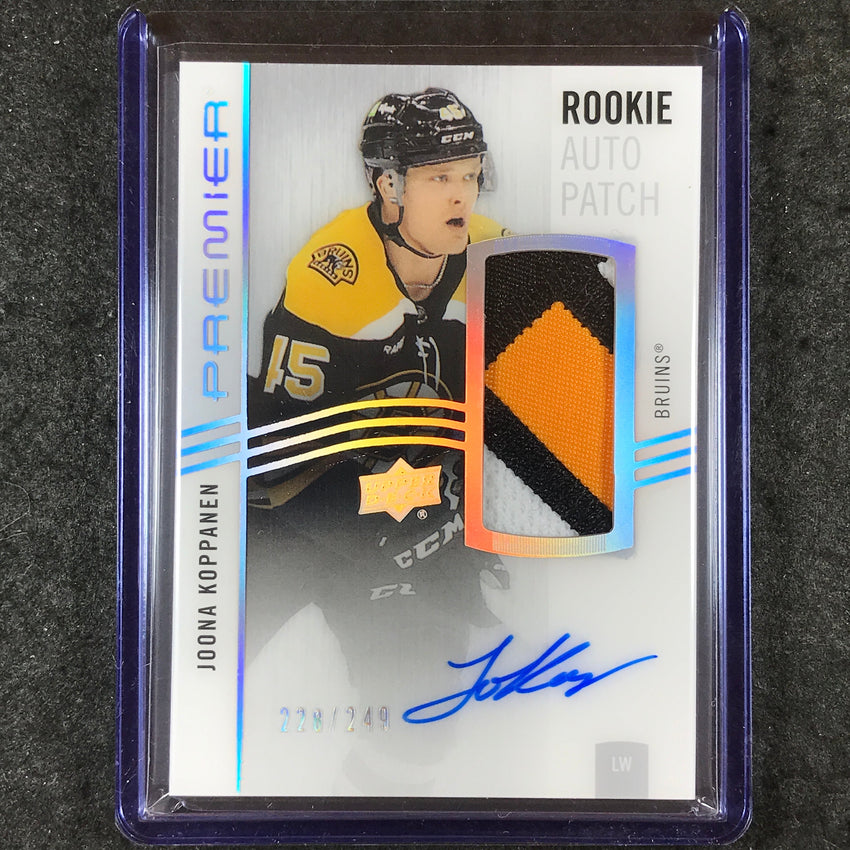 2023-24 Premier NHL JOONA KOPPANEN Acetate Rookie Patch Auto 228/249
