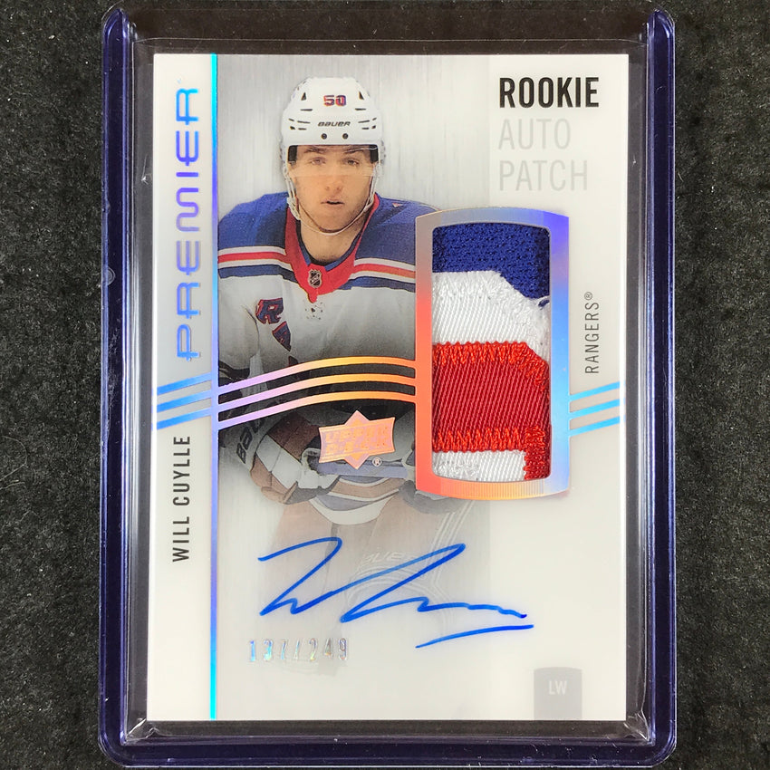 2023-24 Premier NHL WILL CUYLLE Acetate Rookie Patch Auto 137/249