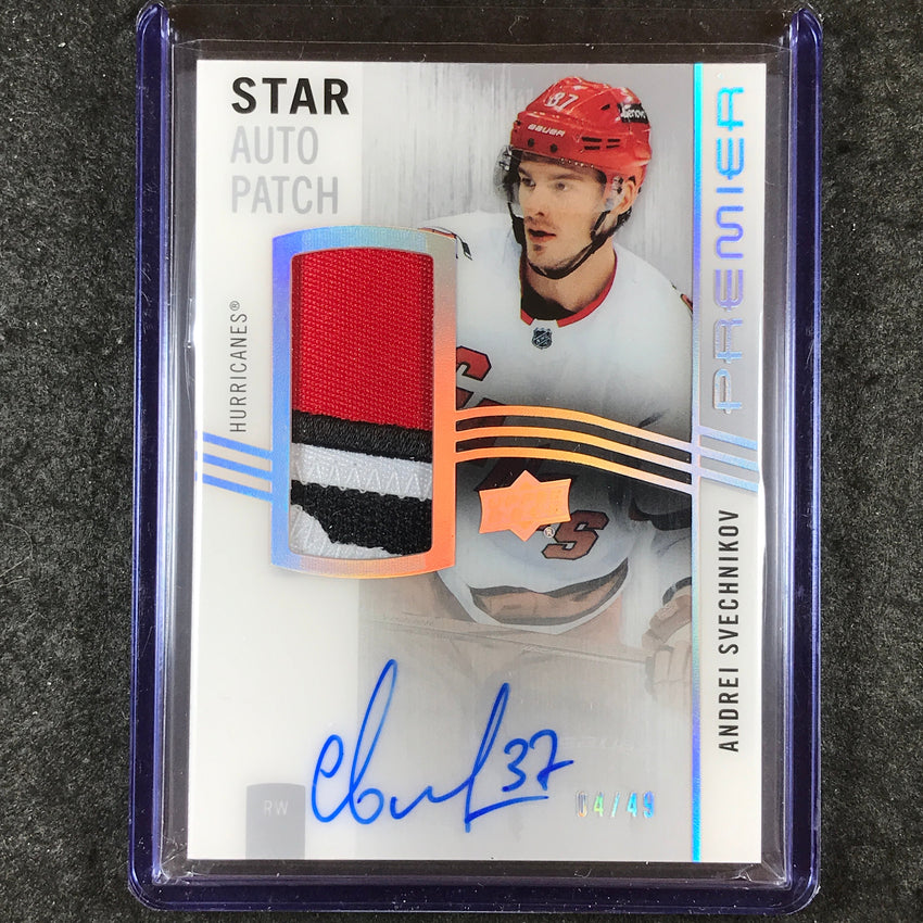 2023-24 Premier NHL ANDREI SVECHNIKOV Acetate Star Patch Auto 4/49