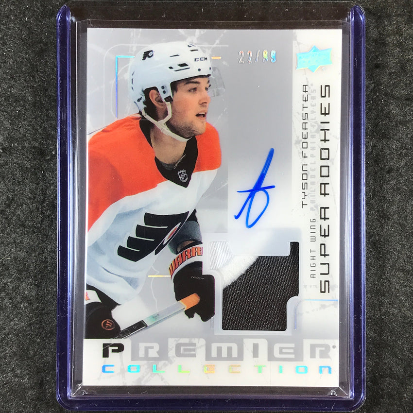 2023-24 Premier NHL TYSON FOERSTER 2003-04 Rookie Patch Auto 22/99